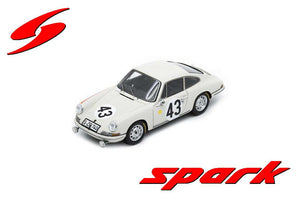 PORSCHE 911S 1991cc COUPE TEAM J.FRANC N 43 24h LE MANS 1967 ANTONY FISCHABER - JACQUES DEWES WHITE 1:43