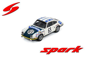 PORSCHE 911S COUPE 1991cc S6 TEAM M.MARTIN N 63 24h LE MANS 1969 RENE MAZZIA - PIERRE MAUROY BEIGE GREEN 1:43