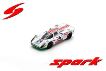 Indlæs billede til gallerivisning Porsche 907s #24 MATTI/BAYARD/BRUN 18th 24H LE MANS 1972 hvid/rød/grøn 1:43