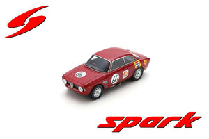 ALFA ROMEO GIULIA GTA TEAM HONG KONG N 66 SINGAPORE GP 1967 ALBERT POON RED 1:43