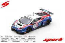 Indlæs billede til gallerivisning Lamborghini HURACAN GT3 #12 BERETTA/GATTUSO/PICCINI 24H SPA 2017 hvid/blå/rød 1:43