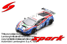 Indlæs billede til gallerivisning Lamborghini HURACAN GT3 #12 LING/FRASSINETI/MONTI/RIZZOLI 24H SPA 2018 blå/hvid/rød 1:43