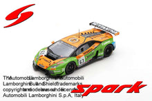 Indlæs billede til gallerivisning Lamborghini HURACAN GT3 #63 CALDARELLI/ENGELHART/BORTOLOTTI 24H SPA 2018 orange/grøn 1:43