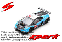 Indlæs billede til gallerivisning Lamborghini HURACAN GT3 #77 AMSTUTZ/MACHITSKI/ABRA/KUJALA 24H SPA 2018 blå/sort/sølv 1:43