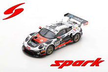 Indlæs billede til gallerivisning Porsche 911 GT3 R #56 DE LEENER/PEDERSEN/RIZZOLI/SBIRRAZZUOLI 24H SPA 2020 hvid/sort/rød 1:43