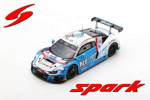Audi R8 LMS GT3 #2 PAQUE/PAISSE/CRESP/PALETTE 24H SPA 2020 hvid/blå/rød 1:43