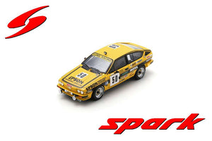 ALFA ROMEO ALFETTA GTV6 TEAM LUIGI RACING N 50 24h SPA 1984 FRANCOIS XAVIER BOUCHER - MAILLIEN - SPIFFERO YELLOW 1:43