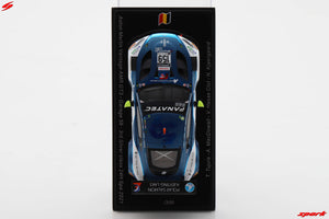 Aston Martin VANTAGE AMR HT3 #159 TUJULA/MACDOWALL/HASSE CLOT/KJAERGAARD 24H SPA 2021 blå/hvid 1:43