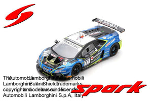 Lamborghini HURACAN GT3 EVO #77 RAMOS/MACHITSKI/CHAVES.MITCHELL 24H SPA 2021 blå/sort/gul 1:43