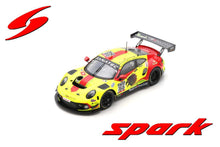 Indlæs billede til gallerivisning Porsche 911 GT3 R #166 DECURTINS/BUSCH/LAUCK/BASSENG 24H SPA 2021 gul/rød 1:43