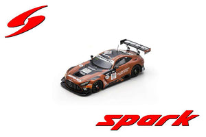 MERCEDES BENZ AMG GT3 EVO 6.2L V8 TEAM ALMANAR GETSPEED RACING N 777 WINNER GOLD CLASS 24h SPA 2024 AL FAISAL AL ZUBAIR - DOMINIK BAUMANN - PHILIP ELLIS - MIKAEL GRENIER BROWN BLACK 1:43