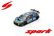 Indlæs billede til gallerivisning Audi R8 LMS GT3 EVO II #38 BERTELS/SCHUMACHER/FUMAL/ADOMAVICIUS 24H SPA 2024 blå/sort/gul 1:43