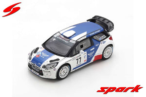 Citroen DS3 WRC #77 BOTTAS/SALMINEN WINNER RALLY CIRCUIT Côte d'Azur 2019 hvid/blå/rød 1:43