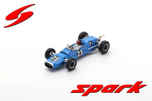Matra MS5 #23 Winner Coupe du Printemps F3 Nogaro 1967 Roby Weber blå 1:43
