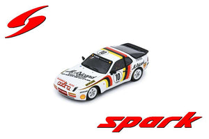 Porsche 944 TURBO CUP #10 RENE METGE FRENCH CHAMPION 1987 hvid/rød/gul 1:43