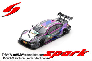 BMW M4 DTM #47 JOEL ERIKSSON HOCKENHEIM 2018 sort/lilla 1:43