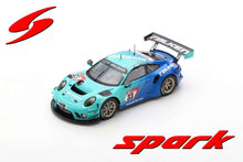 Indlæs billede til gallerivisning Porsche 911 GT3 R #33 BACHLER/MULLER/ENGELHART/WERNER 24H NURBURGRING 2020 turkis/blå 1:43