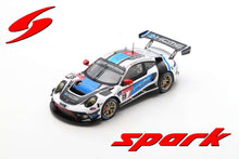 Indlæs billede til gallerivisning Porsche 911 GT3 R #19 IMPERATORI/LIBERATI/BURDON/OLSEN 24H NURBURGRING 2020 hvid/blå/sort 1:43