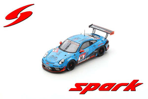 PORSCHE 911 991-2 GT3 CUP TEAM HUBER MOTORSPORT N 80 WINNER SP7 CLASS 24h NURBURGRING 2021 H.WEHRMANN - U.BERG - M.VAN RAMSHORST - A.MIES BLUE BLACK 1:43