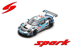 Porsche 911 GT3 R #18 IMPERATORI/BURDON/LIBERATI/HOLZER 24H NURBURGRING 2021 sort/hvid/blå 1:43