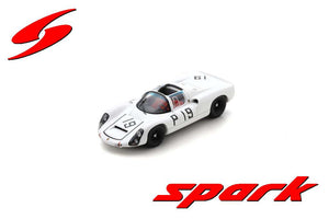 PORSCHE 910 N 19 2nd 1000km NURBURGRING 1967 P.HAWKINS - G.KOCH WHITE 1:43