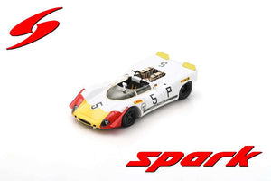 Porsche 908-2 #5 KAUHSEN/VON WENDT 5th 1000KM NURBURGRING 1969 hvid/gul/rød 1:43