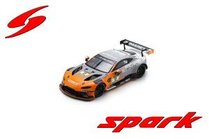 ASTON MARTIN VANTAGE AMR GT3 TEAM PROSPORT RACING N 17 24h NURBURGRING 2024 M.BOCKMANN - N.BASTIAN - H.SASSE - B.GREEN ORANGE GREY 1:43