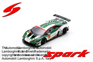 LAMBORGHINI AVENTADOR GT3 TEAM JLOC N 87 GT300 SUPER GT 2022 K.MTSUURA - N.SAKAGUCHI WHITE GREEN 1:43