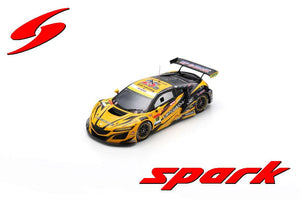 HONDA NSX GT3 TEAM UPGARAGE RACING N 18 GT300 CLASS SUPER GT 2024 TAKASHI KOBAYASHI - SYUN KOIDE YELLOW BLACK 1:43