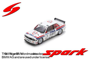 BMW 3-SERIES (E30) M3 TEAM BMW FINA N 1 SUPERTURISMO MONZA 1992 ROBERTO RAVAGLIA WHITE 1:43