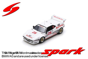 BMW M1 #25 MILLER/COWART CHAMPION GTO IMSA 1981 hvid/rød/sort 1:43