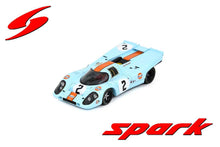Indlæs billede til gallerivisning PORSCHE 917K N 2 4th 12h SEBRING 1971 PEDRO RODRIGUEZ - JACKIE OLIVER LIGHT BLUE ORANGE 1:43