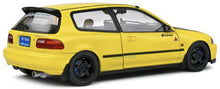 Indlæs billede til gallerivisning HONDA CIVIC EG6 SiR II SPOON 1991 YELLOW/BLACK 1:18