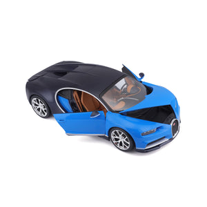 BUGATTI CHIRON 2016 BLUE/BLACK 1:18