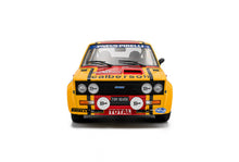 Indlæs billede til gallerivisning FIAT 131 ABARTH TEAM CALBERSON N 12 7th RALLY MONTECARLO 1980 MICHELLE MOUTON - ANNIE ARRII YELLOW BLACK RED 1:18