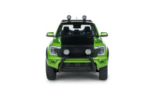 Indlæs billede til gallerivisning FORD USA RANGER RAPTOR PICK-UP DOUBLE CABINE 2024 GREEN BLACK 1:18