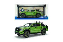Indlæs billede til gallerivisning FORD USA RANGER RAPTOR PICK-UP DOUBLE CABINE 2024 GREEN BLACK 1:18