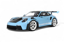 Indlæs billede til gallerivisning Porsche 911 992 GT3 RS Weissach Package Gulf Blue 2022 1:12