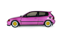 Indlæs billede til gallerivisning HONDA CIVIC (EG6) SOLIDO WORKS PINK METALLIC PINK 1991 1:18