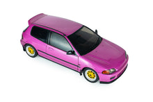 Indlæs billede til gallerivisning HONDA CIVIC (EG6) SOLIDO WORKS PINK METALLIC PINK 1991 1:18