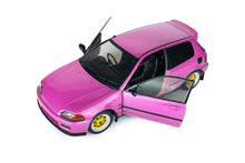 Indlæs billede til gallerivisning HONDA CIVIC (EG6) SOLIDO WORKS PINK METALLIC PINK 1991 1:18