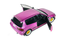 Indlæs billede til gallerivisning HONDA CIVIC (EG6) SOLIDO WORKS PINK METALLIC PINK 1991 1:18