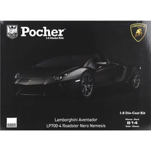 Indlæs billede til gallerivisning LAMBORGHINI AVENTADOR LP700-4 BLACK KIT 1:8