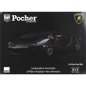 LAMBORGHINI AVENTADOR LP700-4 BLACK KIT 1:8