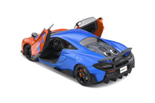 Indlæs billede til gallerivisning Mclaren 600LT F1 Team Tribute Livery 2020 orange/blå 1:18