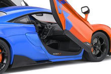 Indlæs billede til gallerivisning Mclaren 600LT F1 Team Tribute Livery 2020 orange/blå 1:18