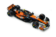 Indlæs billede til gallerivisning McLaren MCL39 Lando Norris #4 GP Monaco '25 Formule 1 orange/sort/blå 1:18
