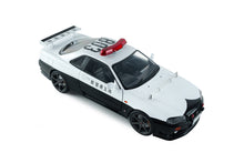 Indlæs billede til gallerivisning NISSAN SKYLINE 34 GT-R (BNR34) JAPAN POLICE 2019 WHITE BLACK 1:18