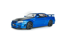 Indlæs billede til gallerivisning NISSAN SKYLINE GT-R (R34) Z-TUNE 1998 BAYSIDE BLUE 1:43