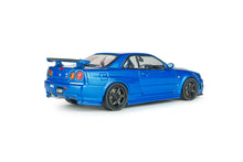 Indlæs billede til gallerivisning NISSAN SKYLINE GT-R (R34) Z-TUNE 1998 BAYSIDE BLUE 1:43
